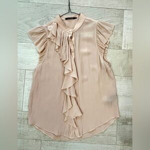 Calvin Rucker ruffled women’s blouse. XS.